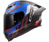 LS2 FF807 DRAGON CARBON-6K TRAX racing helma modrá/červená vel.M